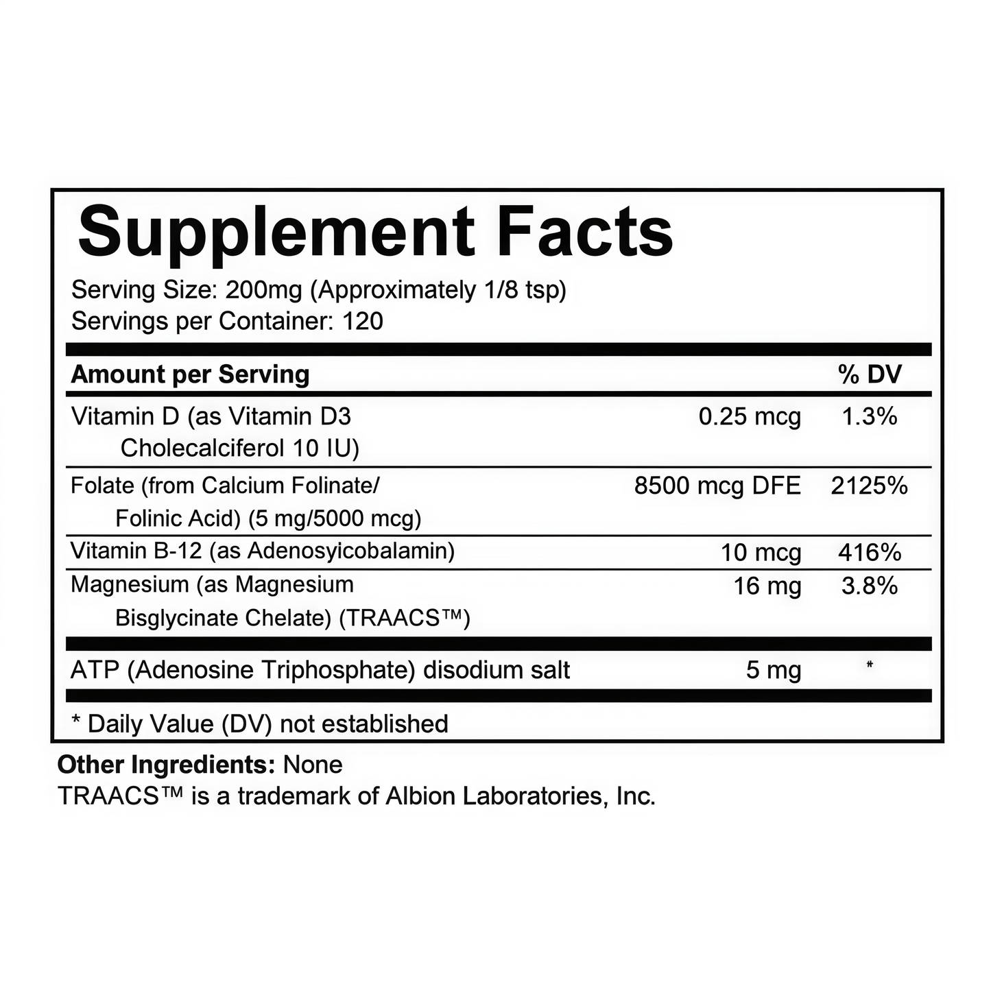 Super Folinic Acid HIGH DOSE