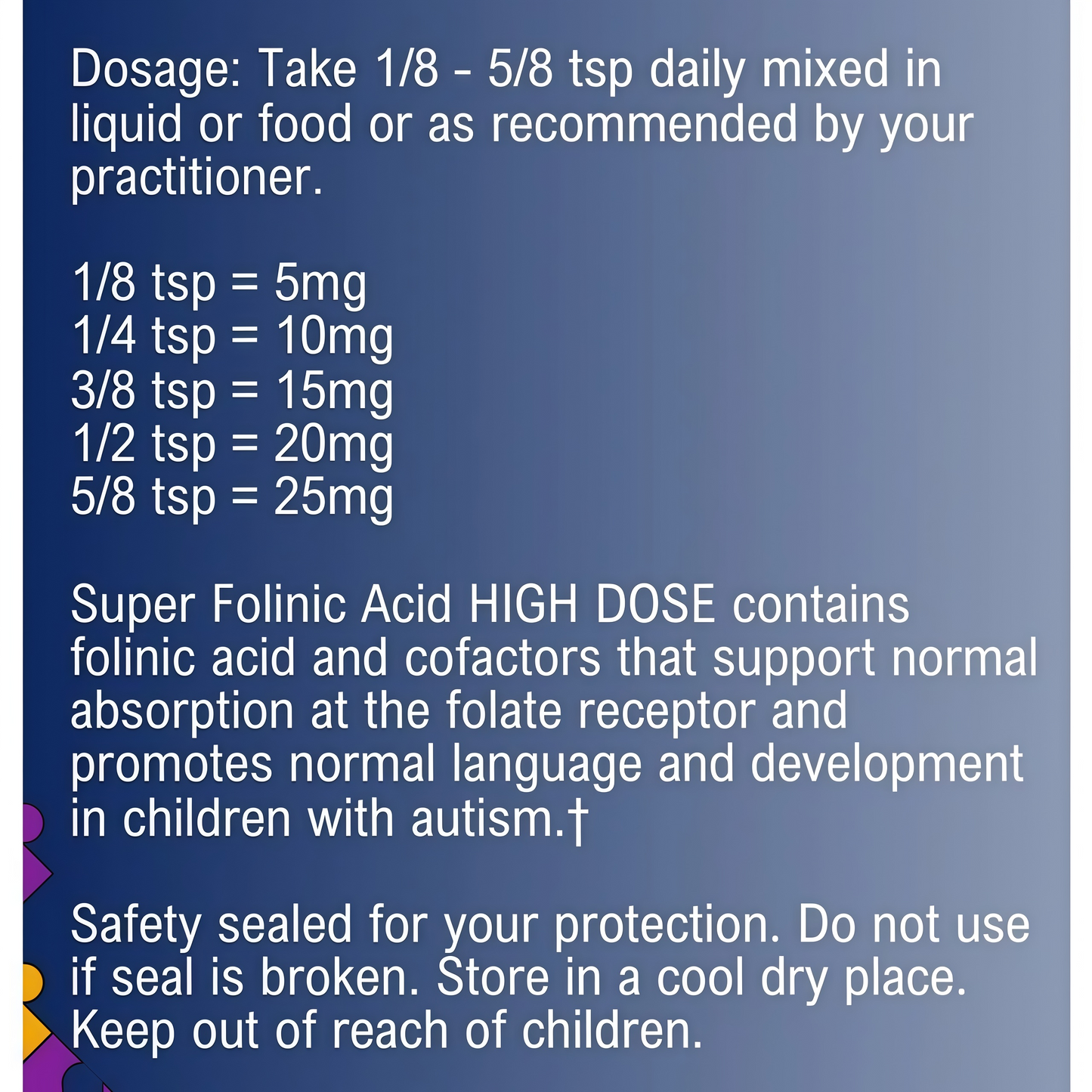 Super Folinic Acid HIGH DOSE